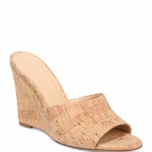 Veronica Beard Dali Cork Tan Wedges